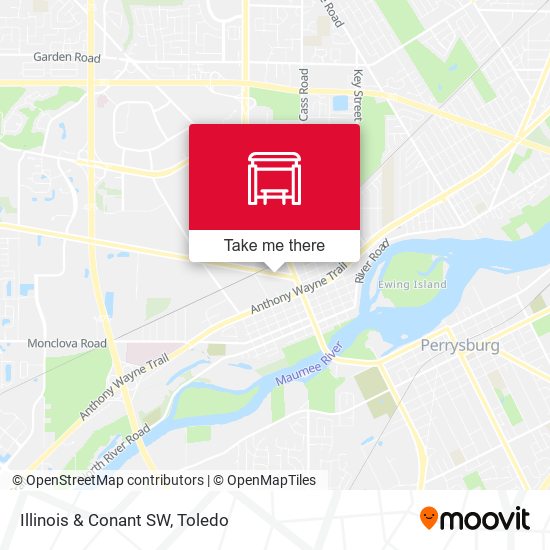 Mapa de Illinois  & Conant SW