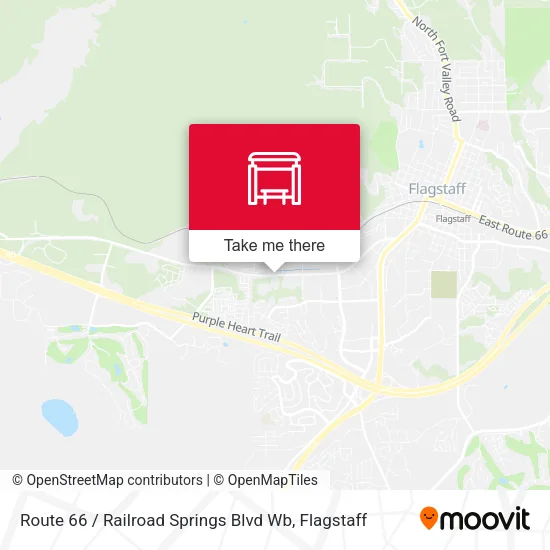 Route 66 / Railroad Springs Blvd Wb map