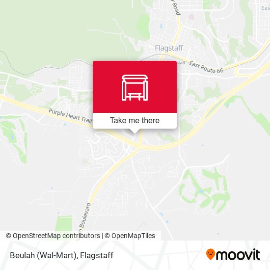 Mapa de Beulah (Wal-Mart)