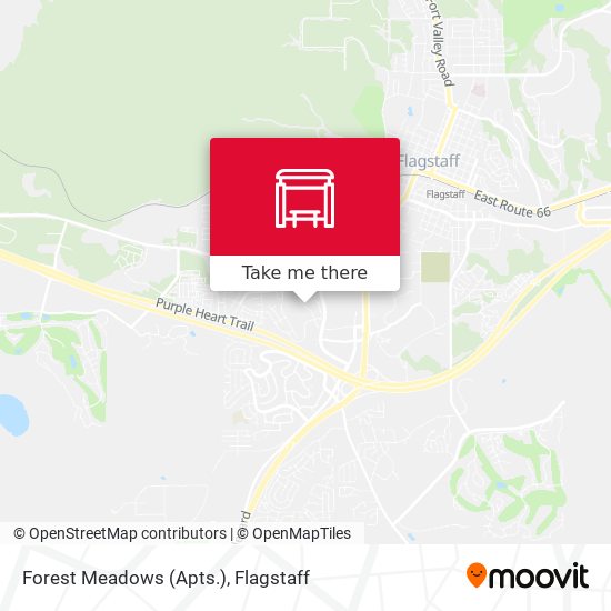 Forest Meadows (Apts.) map