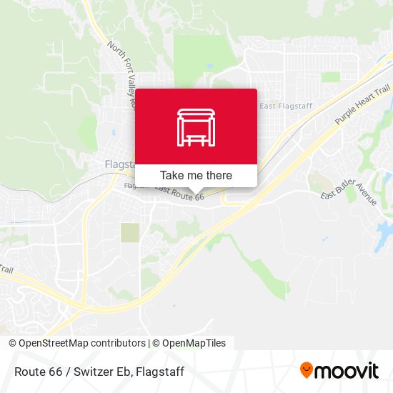 Mapa de Route 66 / Switzer Eb