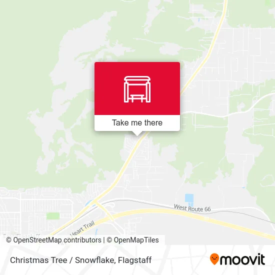 Christmas Tree / Snowflake map