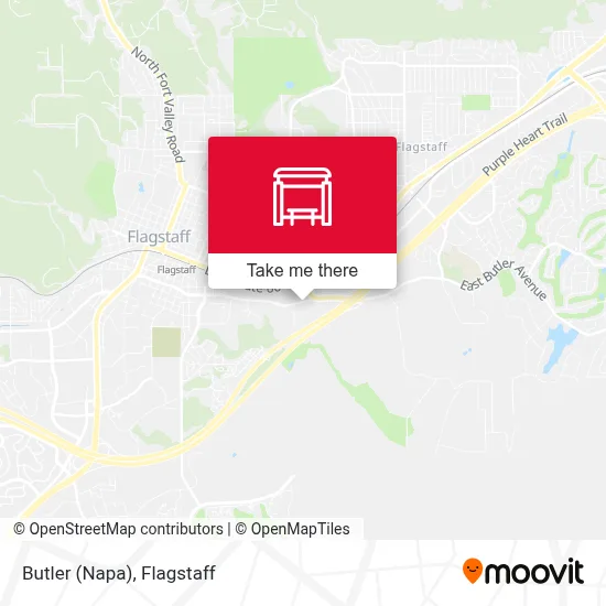 Butler (Napa) map