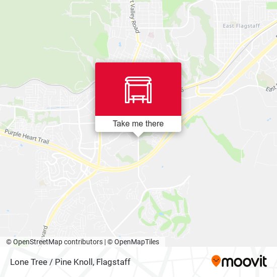 Lone Tree / Pine Knoll map