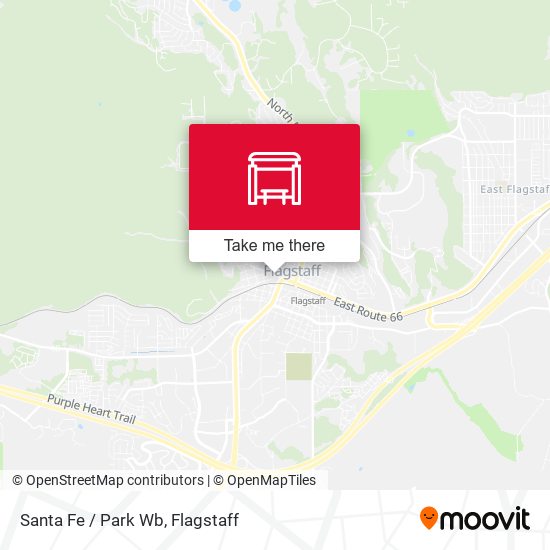 Santa Fe / Park Wb map