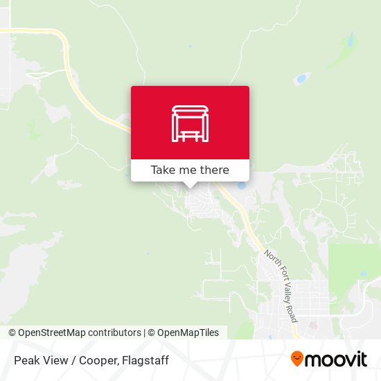 Peak View / Cooper map