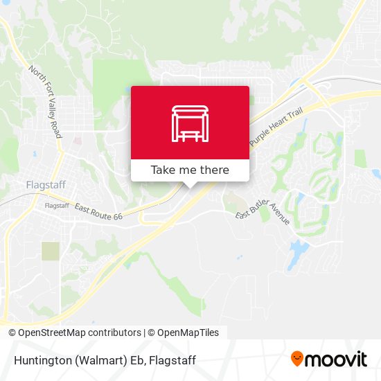 Huntington (Walmart) Eb map