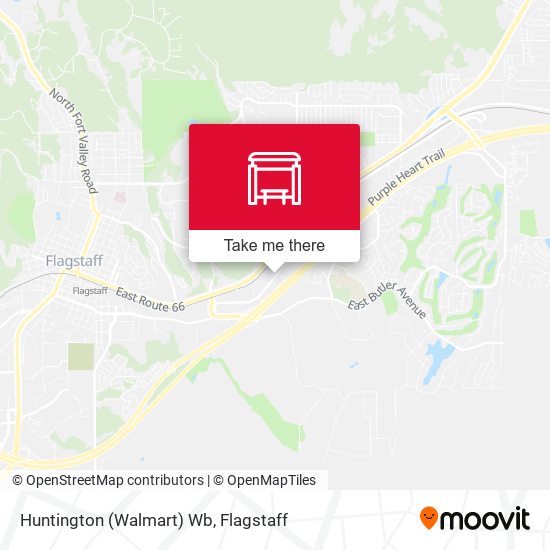 Huntington (Walmart) Wb map