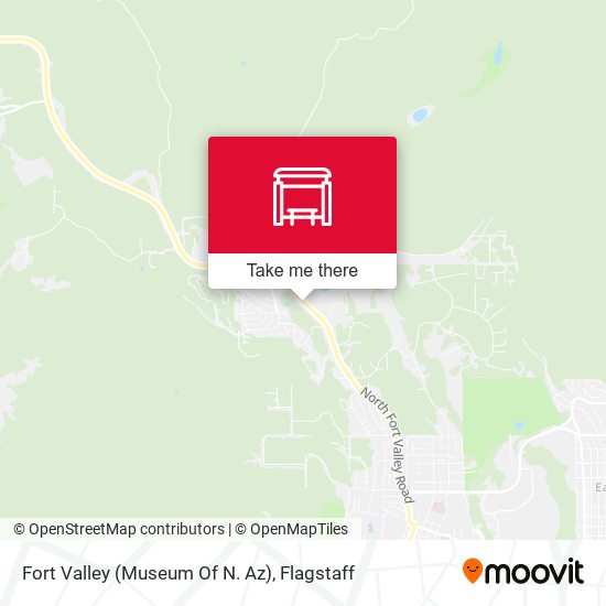 Fort Valley (Museum Of N. Az) map