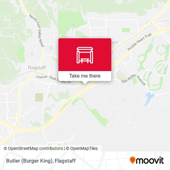 Butler (Burger King) map