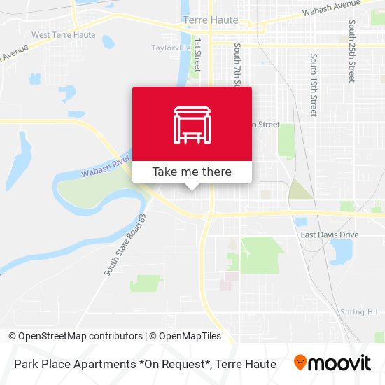 Mapa de Park Place Apartments *On Request*