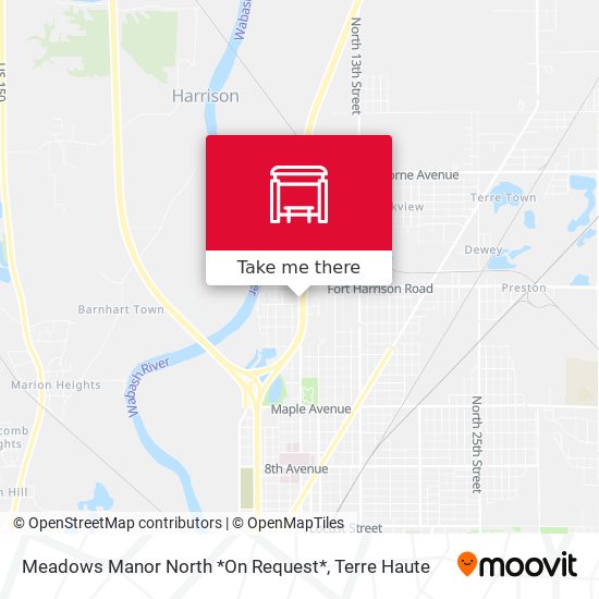 Meadows Manor North *On Request* map