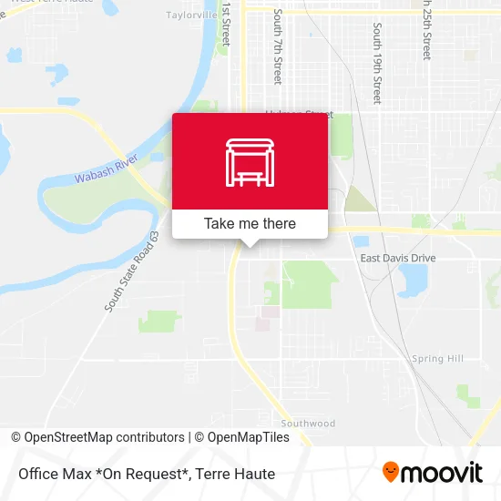 Office Max *On Request* map