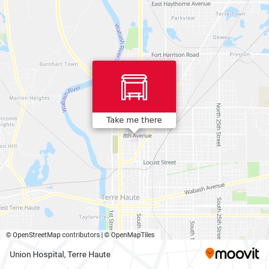 Union Hospital map