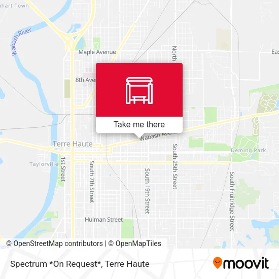 Spectrum *On Request* map