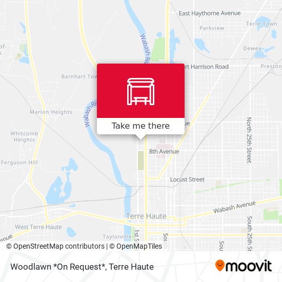 Woodlawn *On Request* map