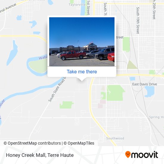 Mapa de Honey Creek Mall