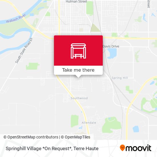 Springhill Village *On Request* map