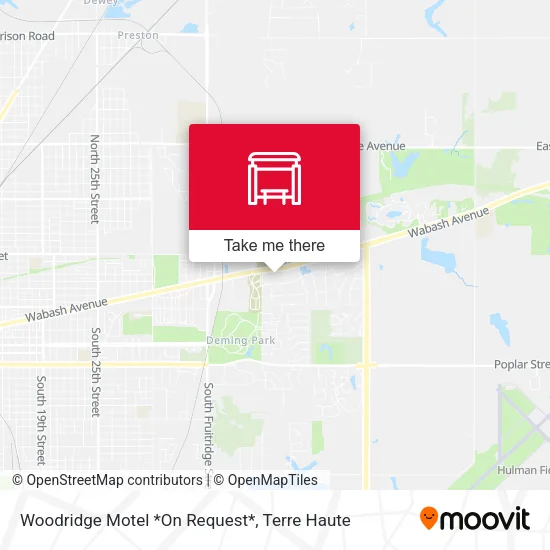 Woodridge Motel *On Request* map