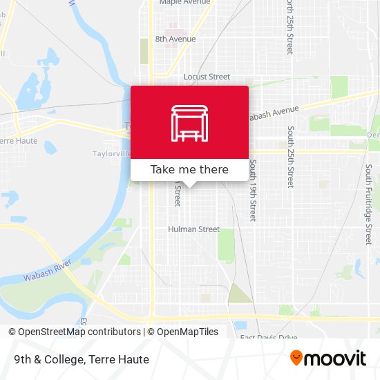 9th & College map