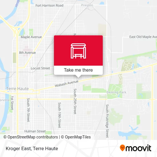 Kroger East map