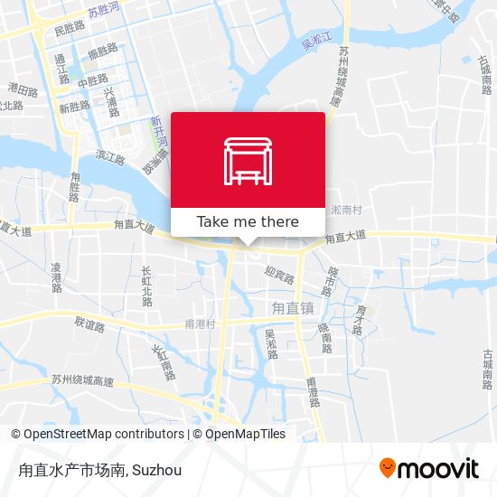 甪直水产市场南 map