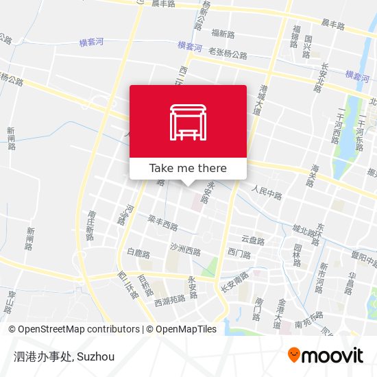 泗港办事处 map