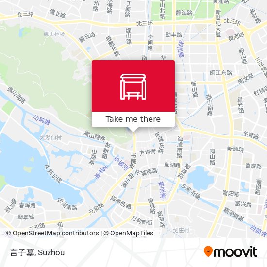 言子墓 map