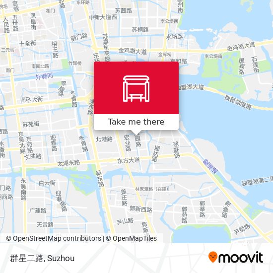 群星二路 map