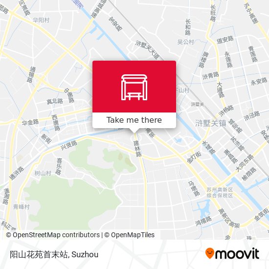 阳山花苑首末站 map