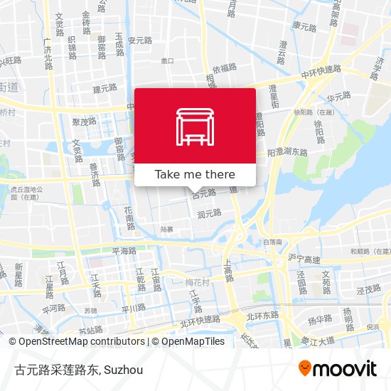 古元路采莲路东 map