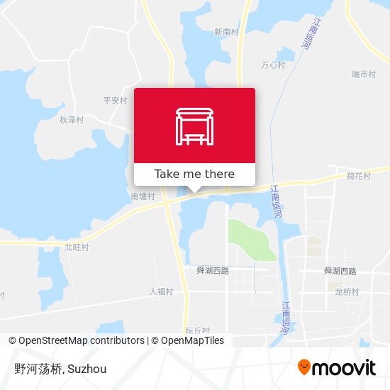 野河荡桥 map