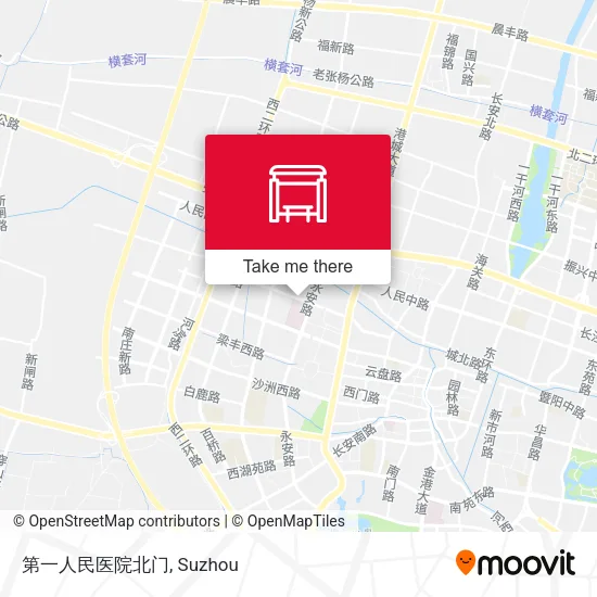 第一人民医院北门 map