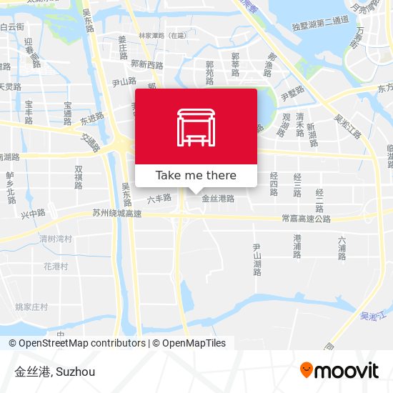 金丝港 map