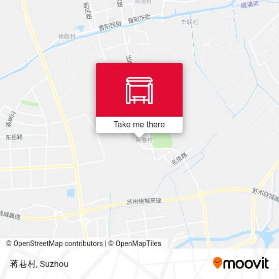 蒋巷村 map