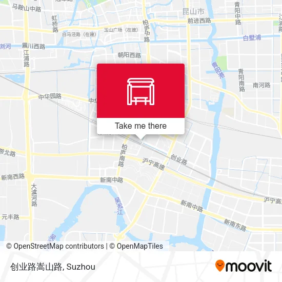 创业路嵩山路 map