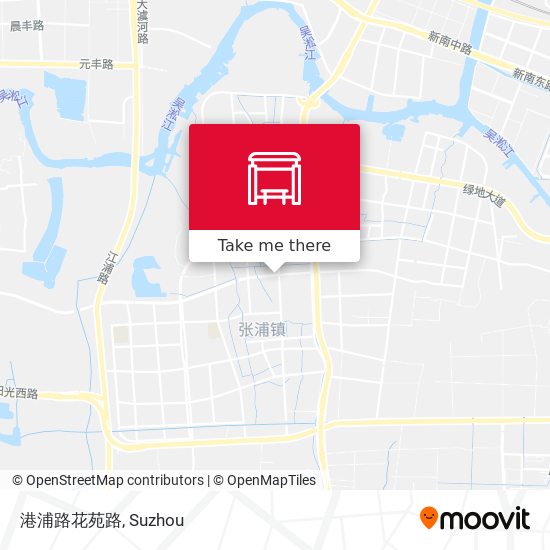 港浦路花苑路 map