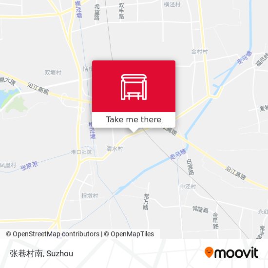 张巷村南 map