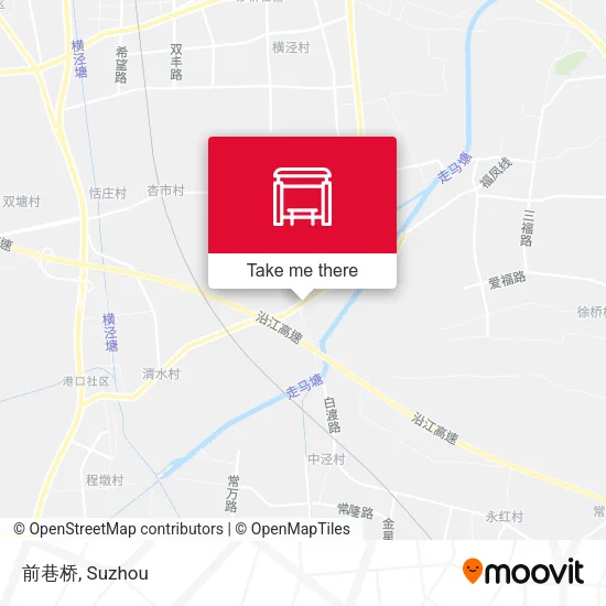 前巷桥 map