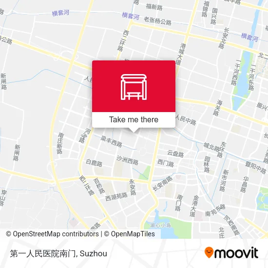 第一人民医院南门 map