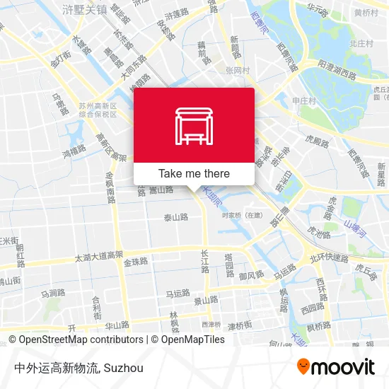 中外运高新物流 map