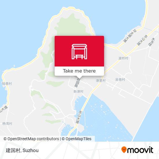 建国村 map