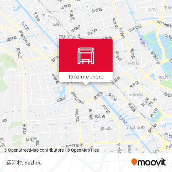 运河村 map