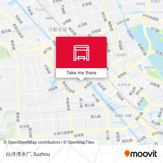 白洋湾水厂 map
