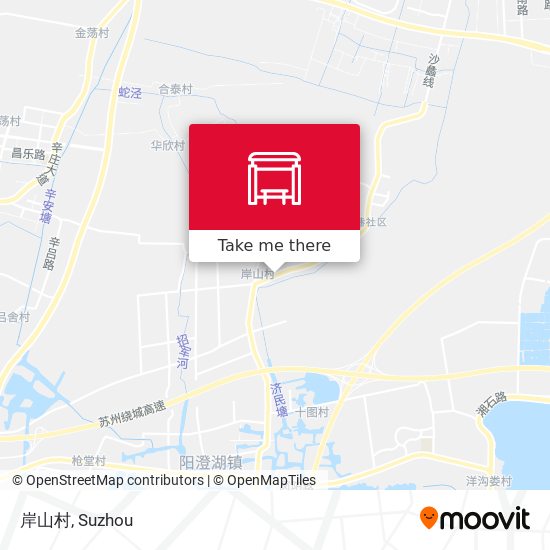 岸山村 map