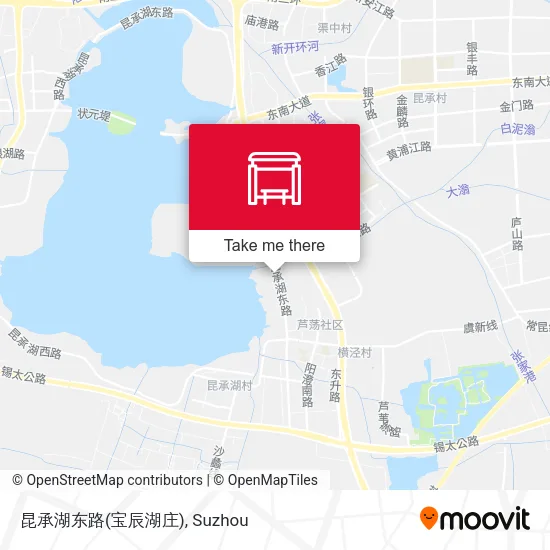 昆承湖东路(宝辰湖庄) map