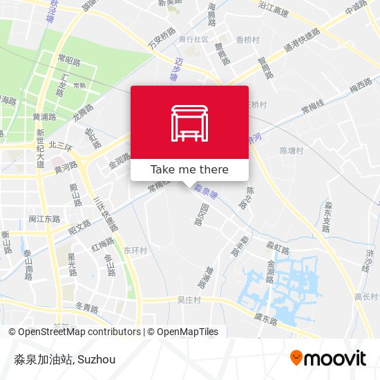 淼泉加油站 map