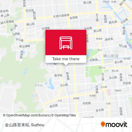金山路首末站 map