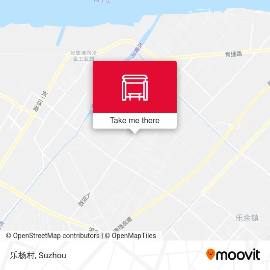 乐杨村 map