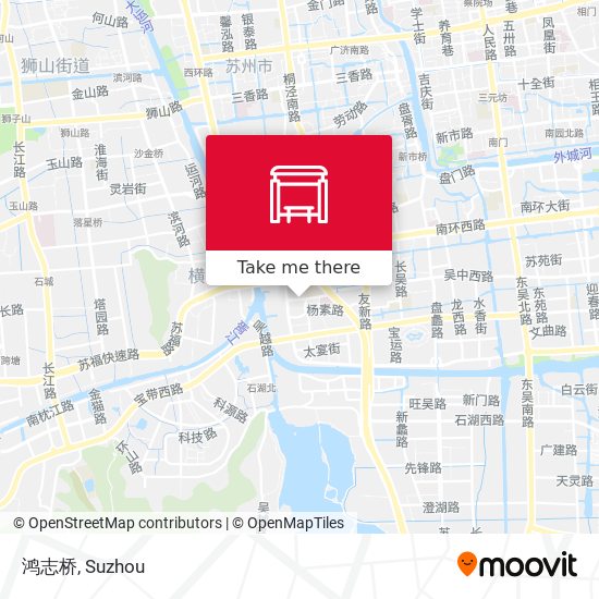 鸿志桥 map